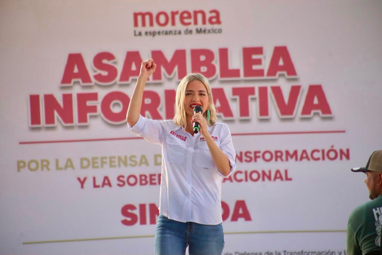 Estrella Palacios en el campo deportivo Estela Ortiz de Toledo.