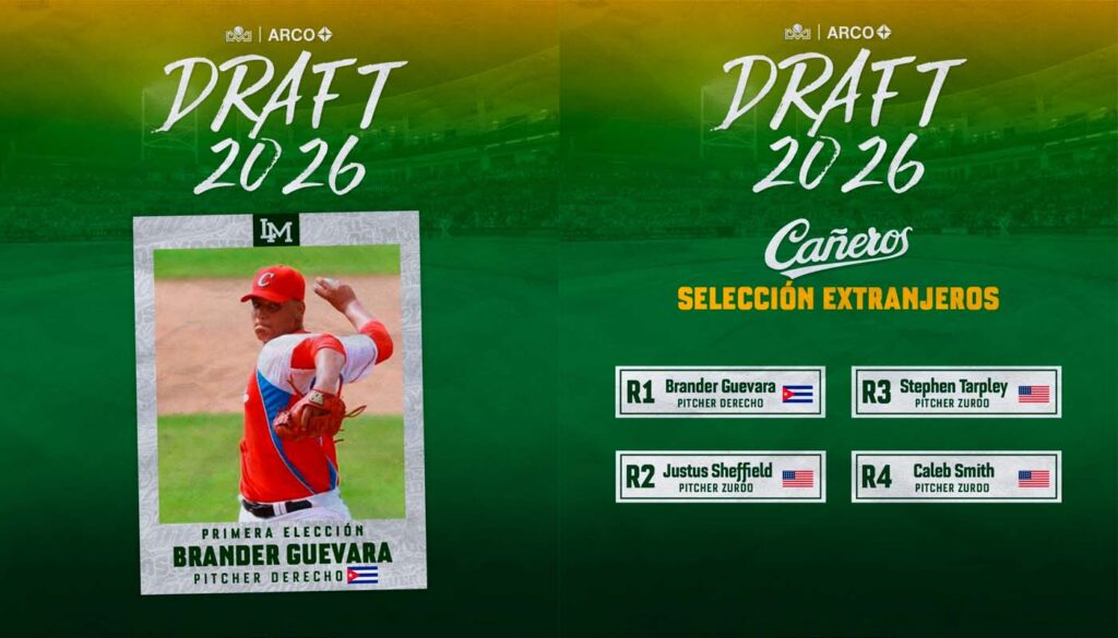 Extranjeros en el draft de Cañeros 2026