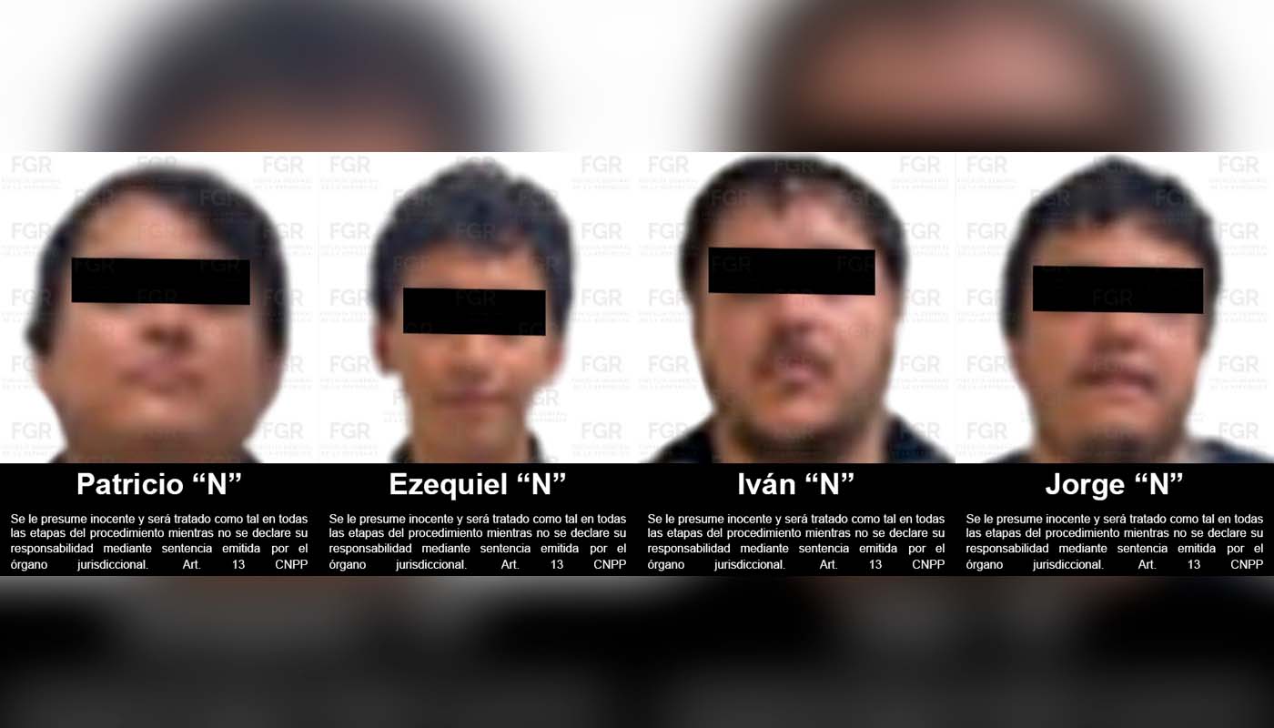 FGR procesa a el 24 y otros 3 presuntos líderes criminales