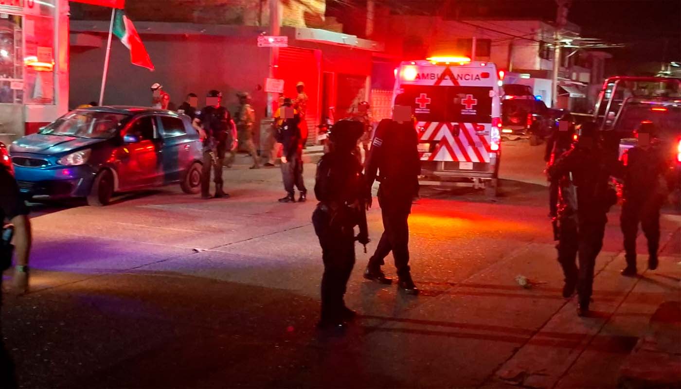 Elementos de seguridad en Mazatlán