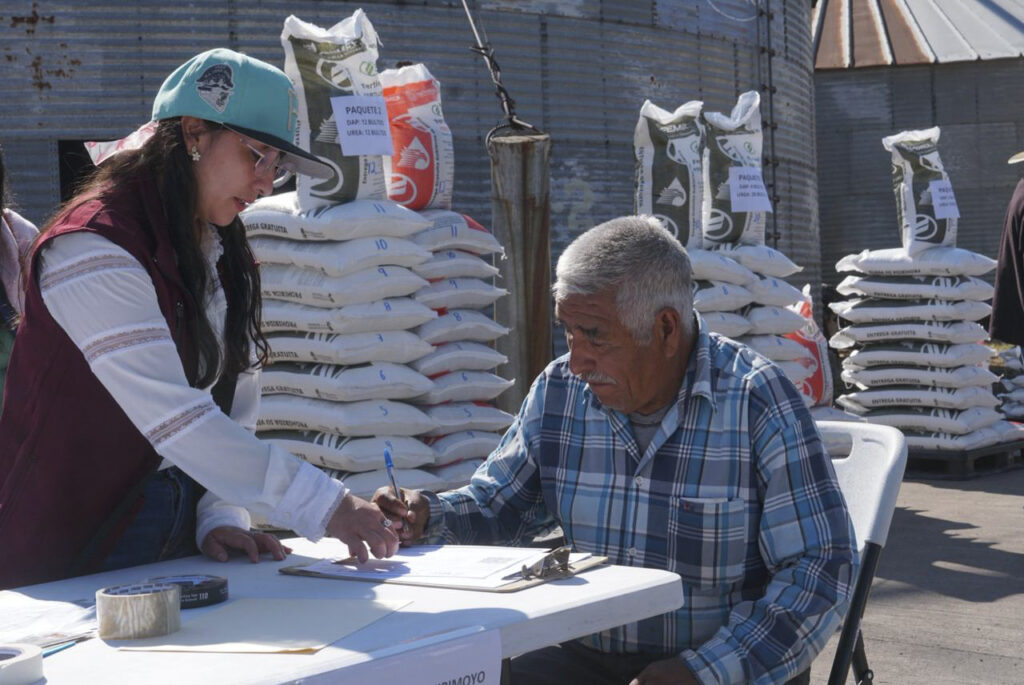 Personas en registro de fertilizantes
