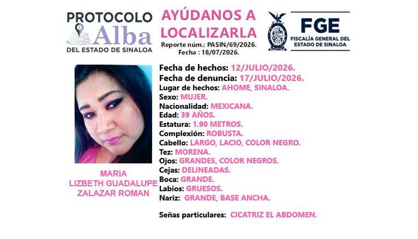 Ficha de Búsqueda de María Lizbeth Zalazar