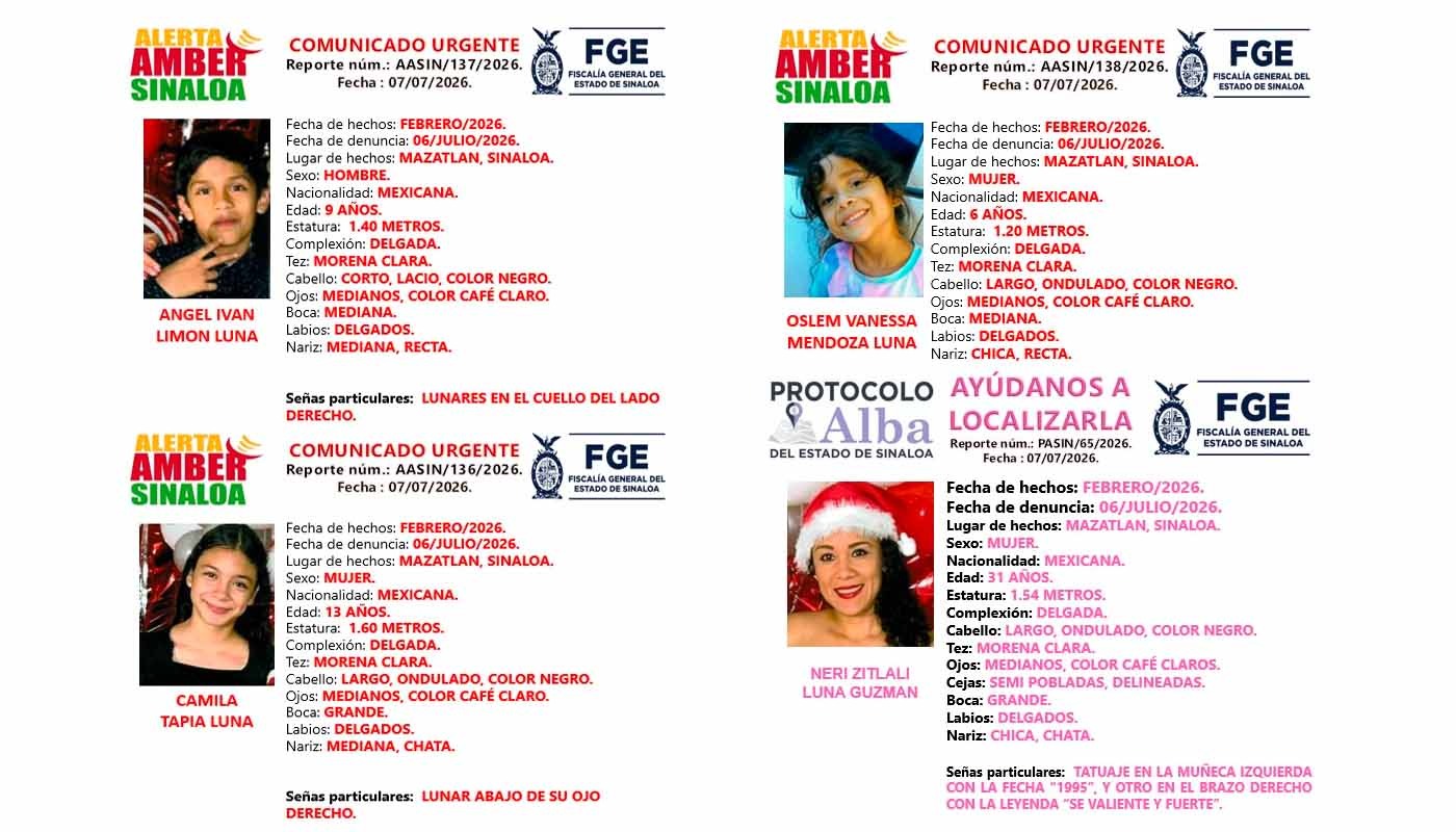 Fichas de búsqueda por Neri Zitlali y sus hijos