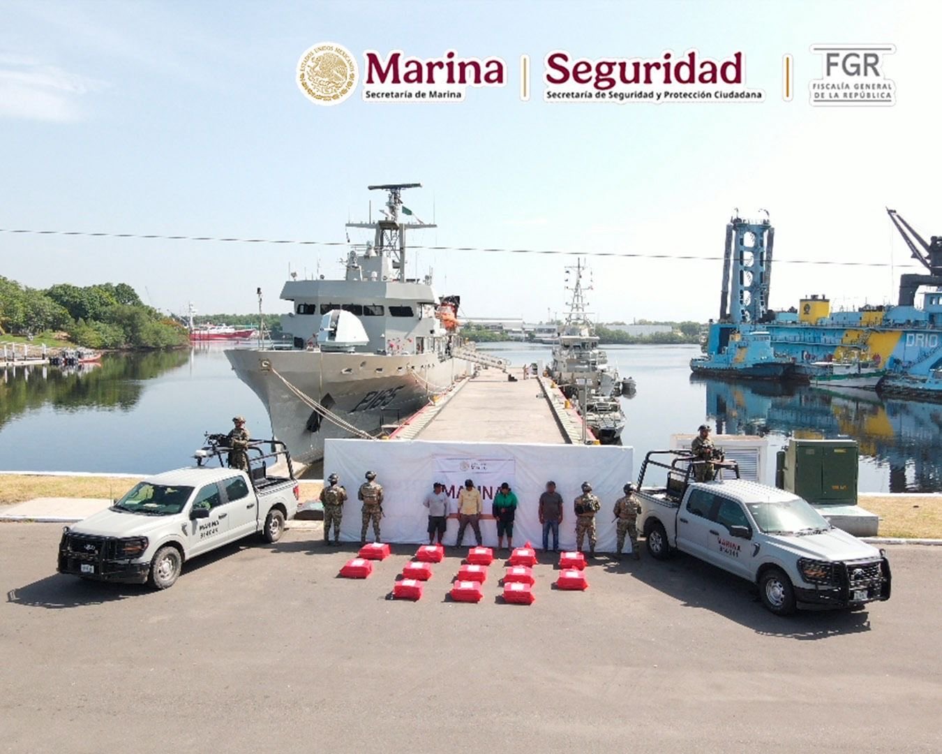 Semar decomisa droga en Chiapas