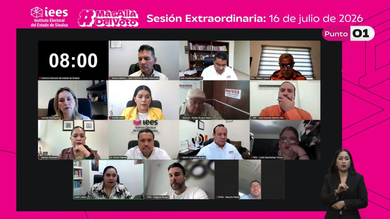 IEES Sesión
