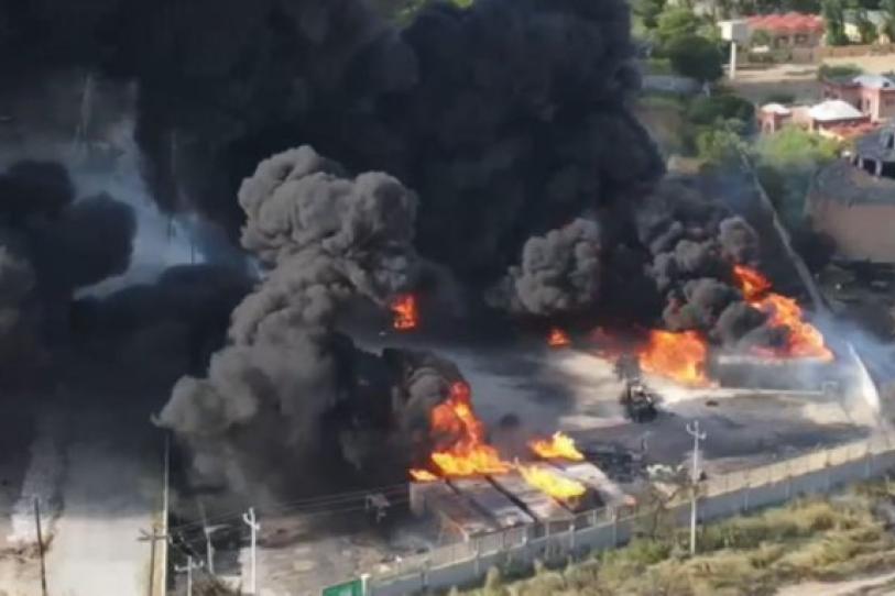 Incendio en empresa de Nuevo León deja 3 heridos y una persona desaparecida: VIDEO