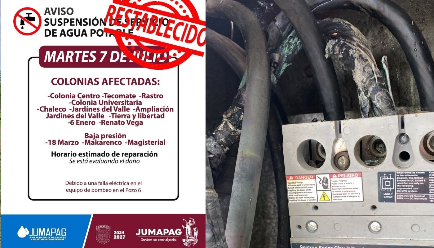 Anuncio con pozo de electricidad