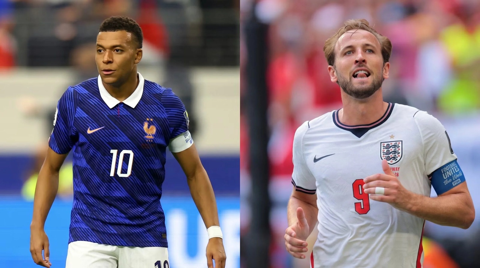 Kylian Mbappé y Harry Kane