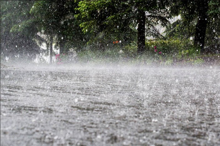 Lluvias en la calle