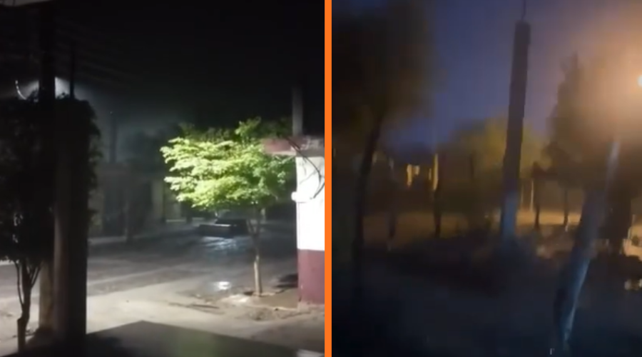 Lluvias intensas y tormenta eléctrica en El Fuerte y Choix 
