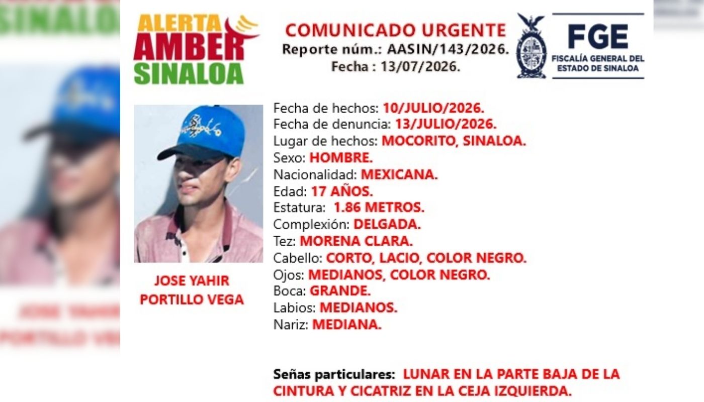Ficha de búsqueda de Alerta Ámber