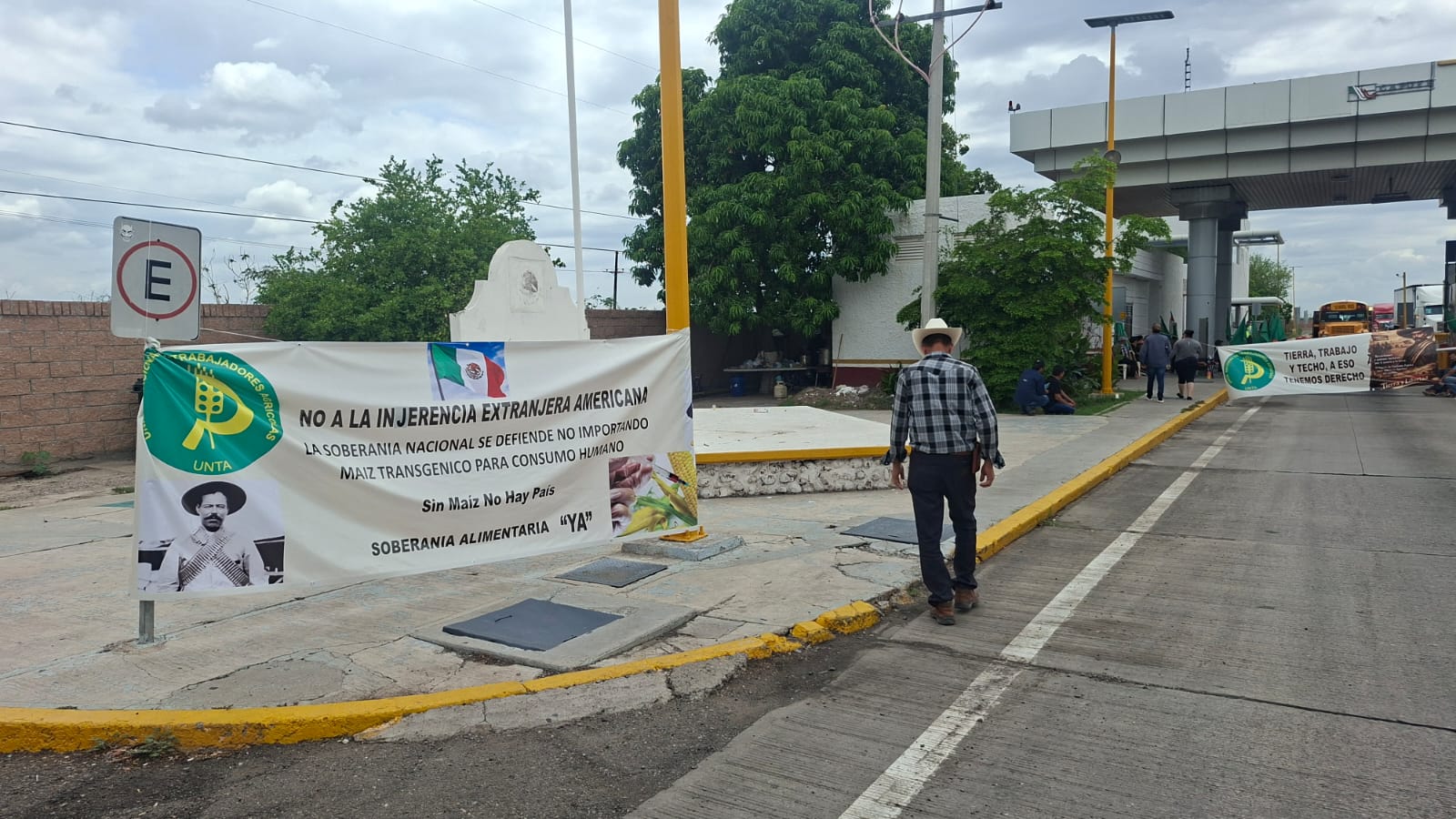 UNTA da voto de confianza al Gobierno y mantiene protesta en Caseta Cuatro Caminos