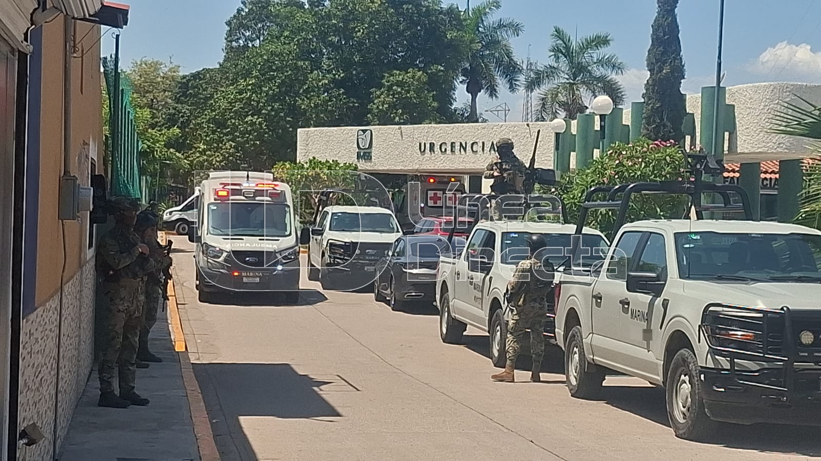 Elemento militares lesionados por una mina terrestre ingresados a un hospital de Mazatlán