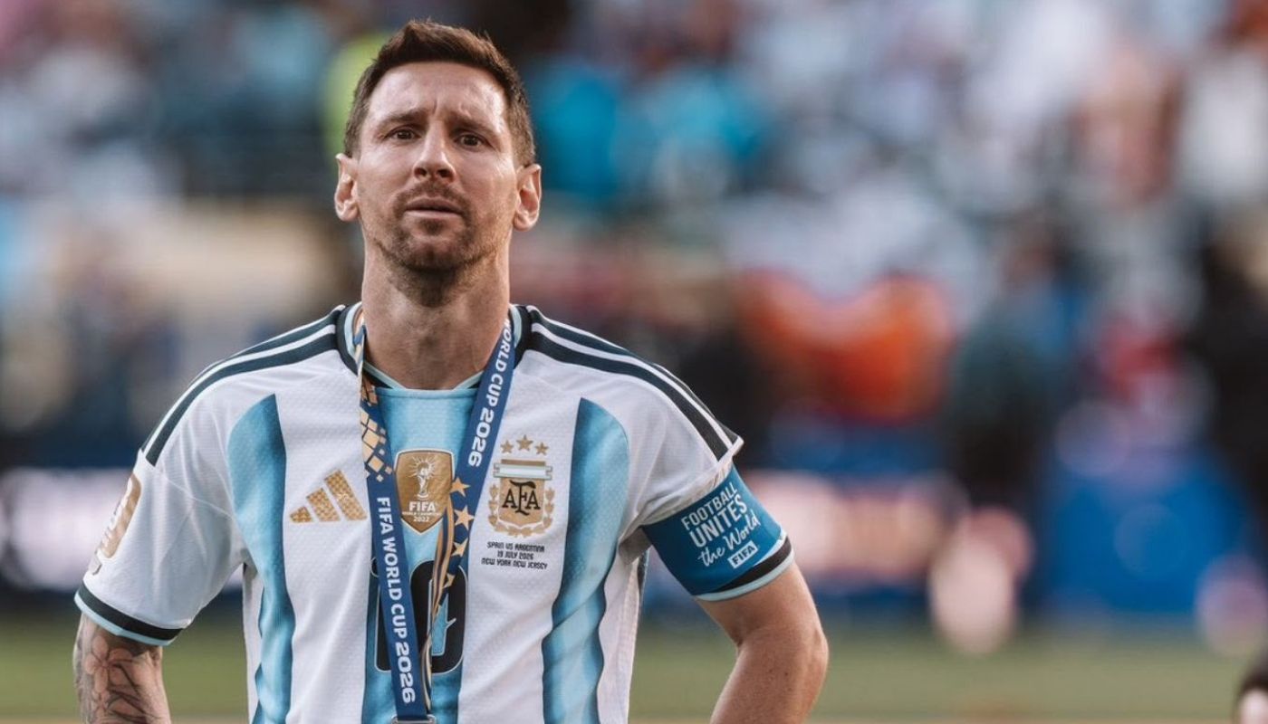 Lionel Messi con Argentina