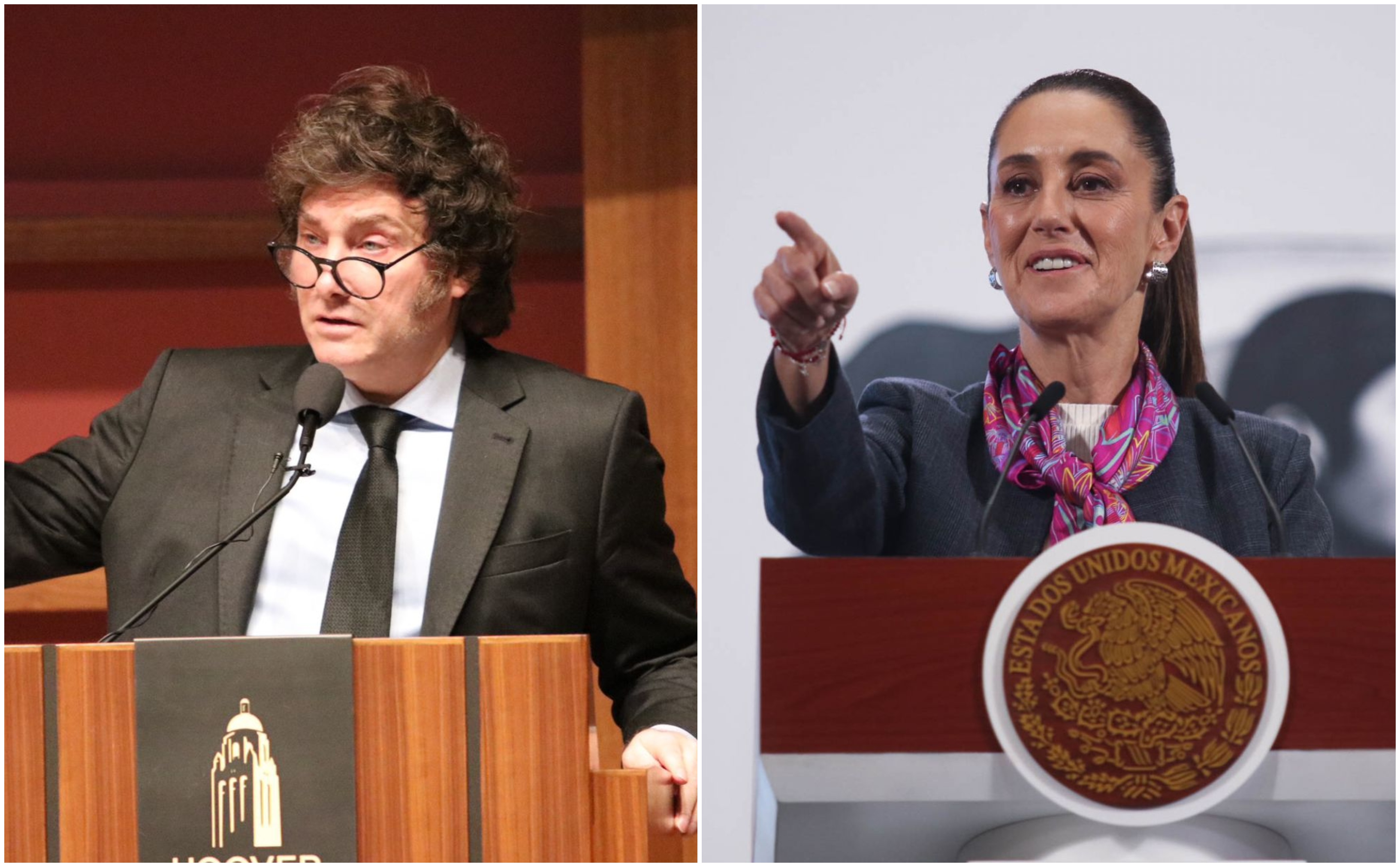 Milei y Sheinbaum