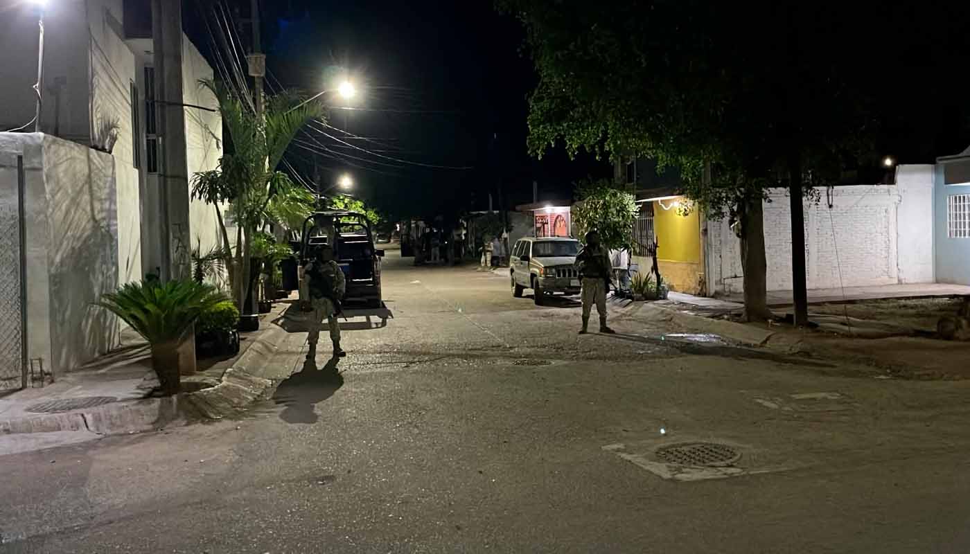 Militares en Los Huertos, Culiacán