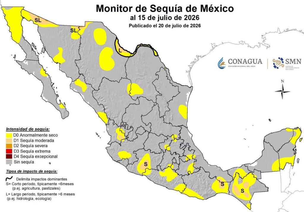 Monitoreo de sequía de México