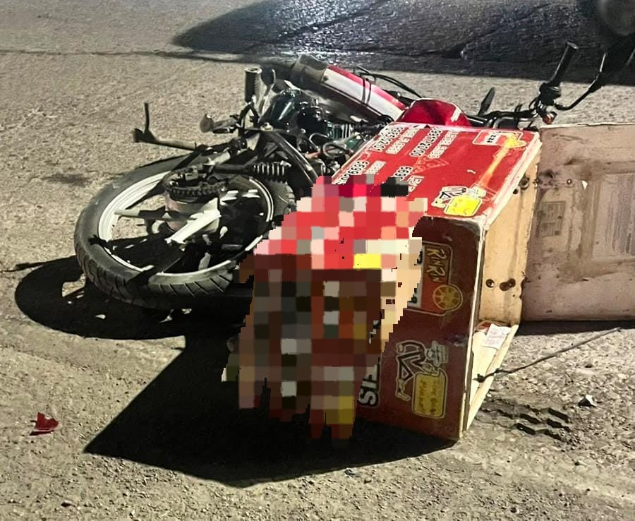 Motocicleta de reparto recuperada por autoridades