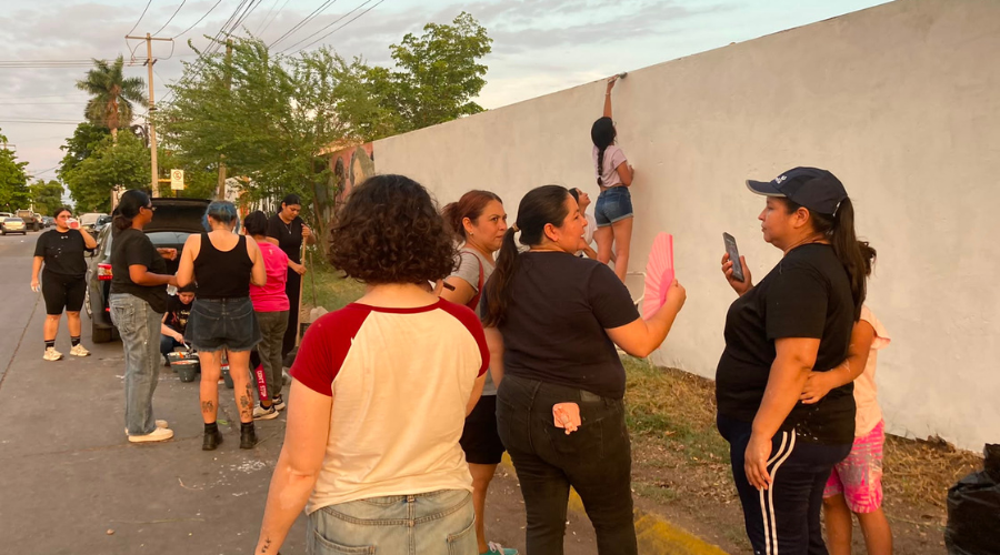 Mural en memoria de Rosenda