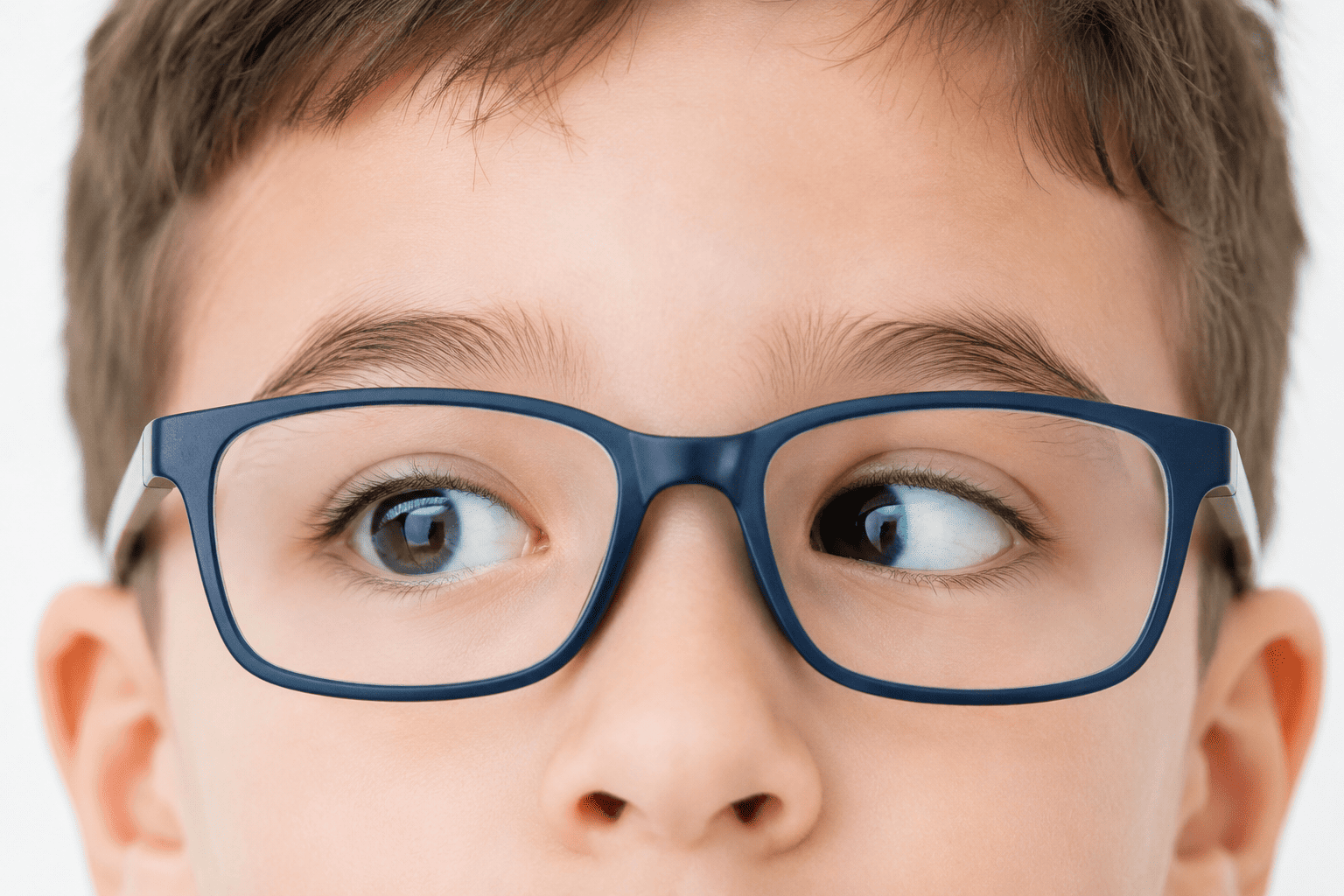 Ojos niño estrabismo