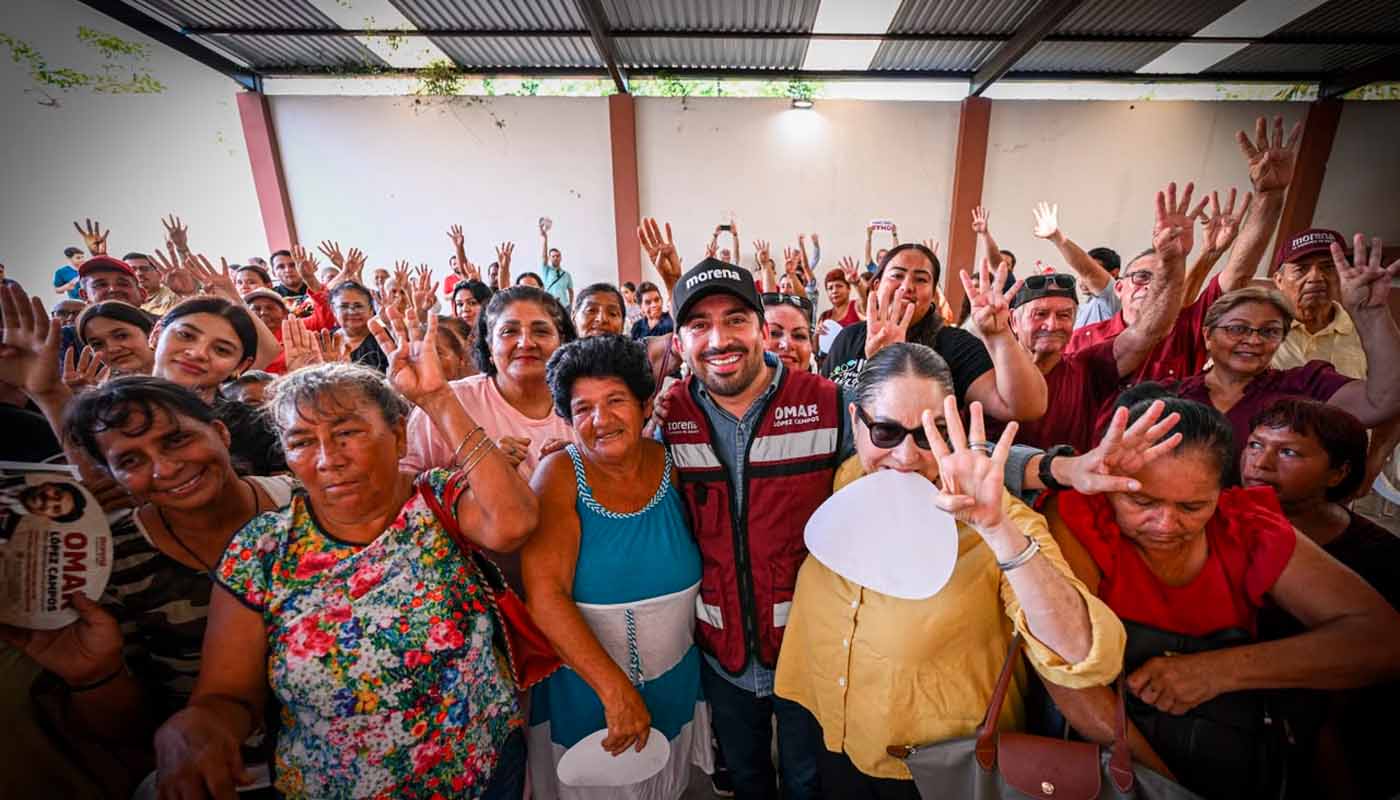 Omar López Campos realiza recorridos en Sinaloa