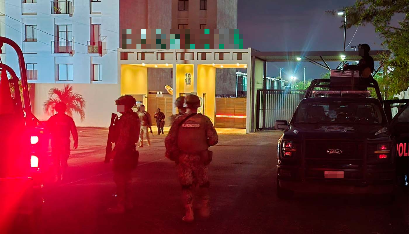 Elementos de la Policía y el Ejército Mexicano en Culiacán