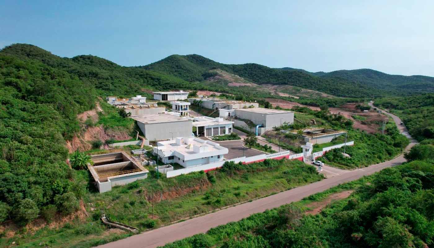 Planta potabilizadora Miravalles, en Mazatlán