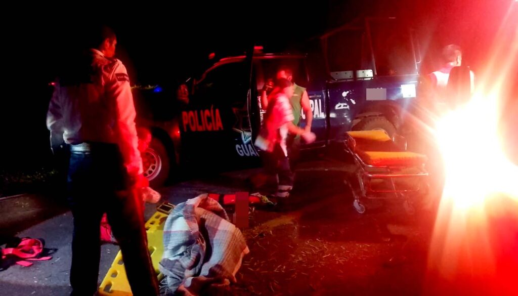 Policía de Guasave atiende accidente de motocicleta