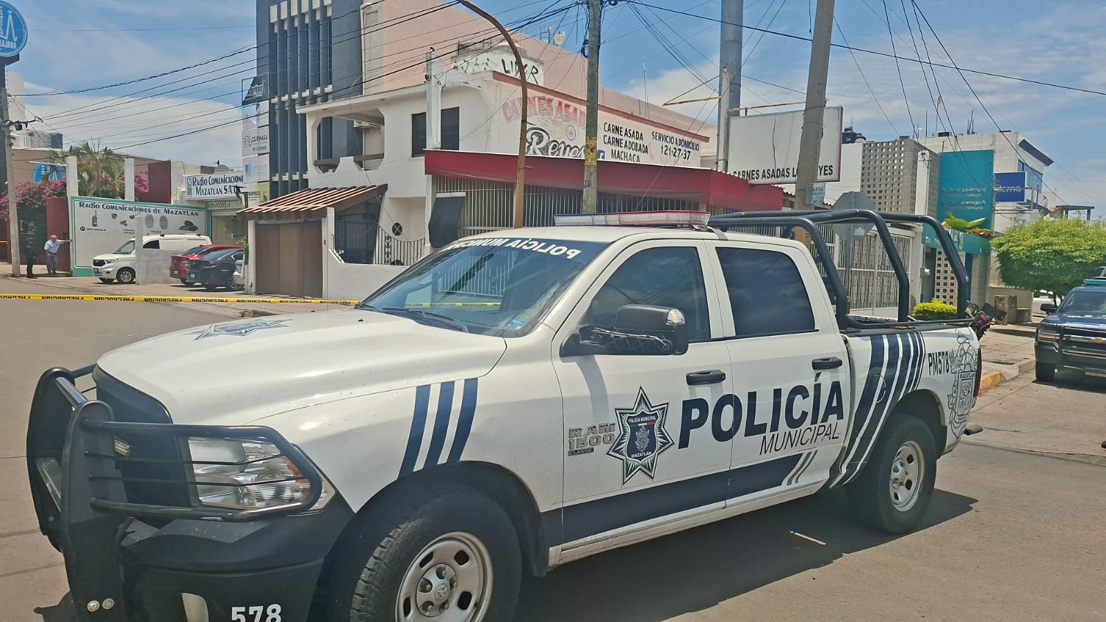 Elementos preventivos de la policía municipal de Mazatlán