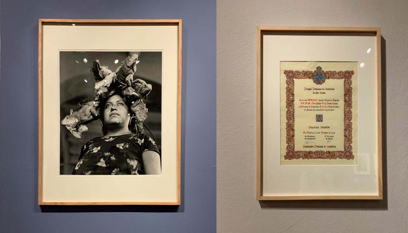 Nuestra Señora de Las Iguanas y diploma del Premio Princesa de Asturias