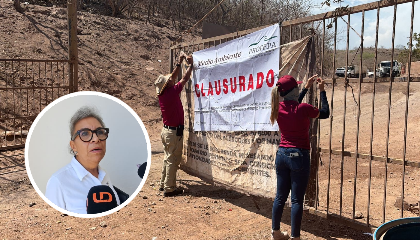 Profepa clausura basurón Mazatlán