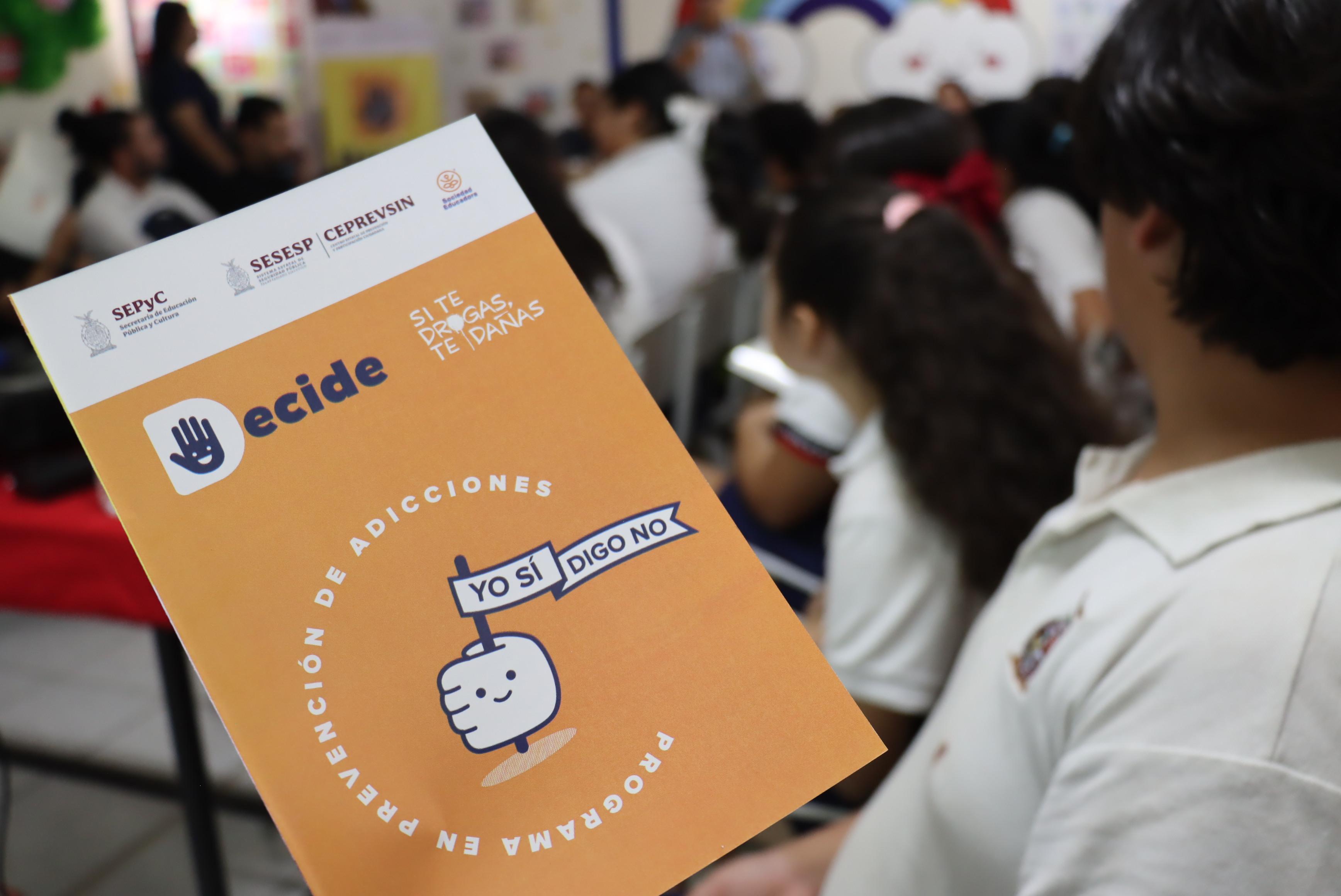 Con el programa “Decide”, 9 de cada 10 alumnos de primaria y secundaria dirán “no” al alcohol