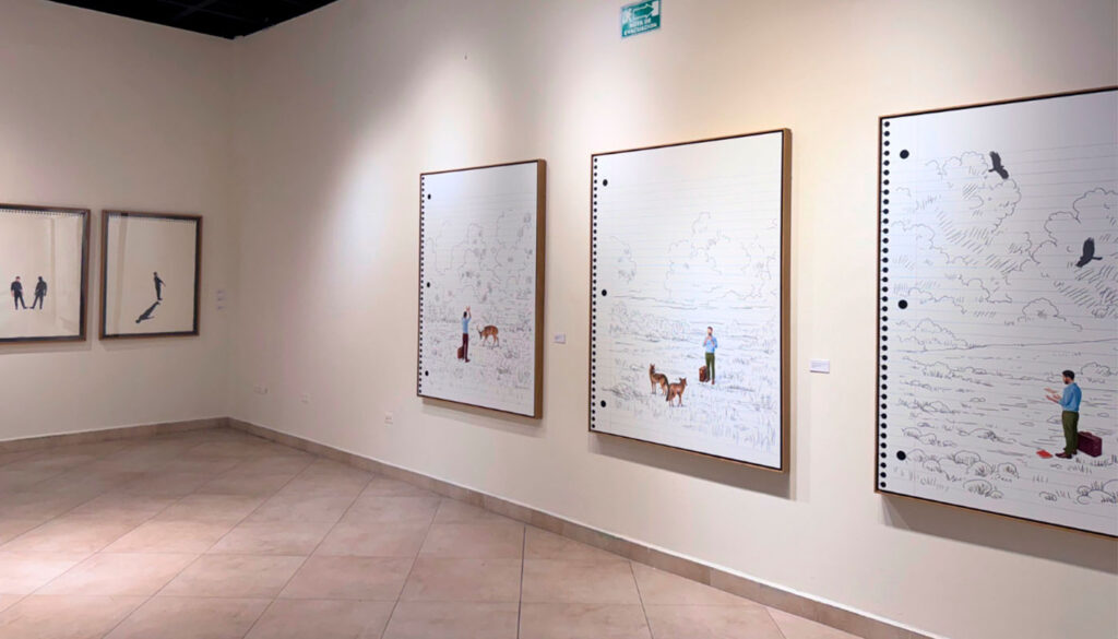 Reflexiones sobre la superficie, exposición de Hugo Lugo