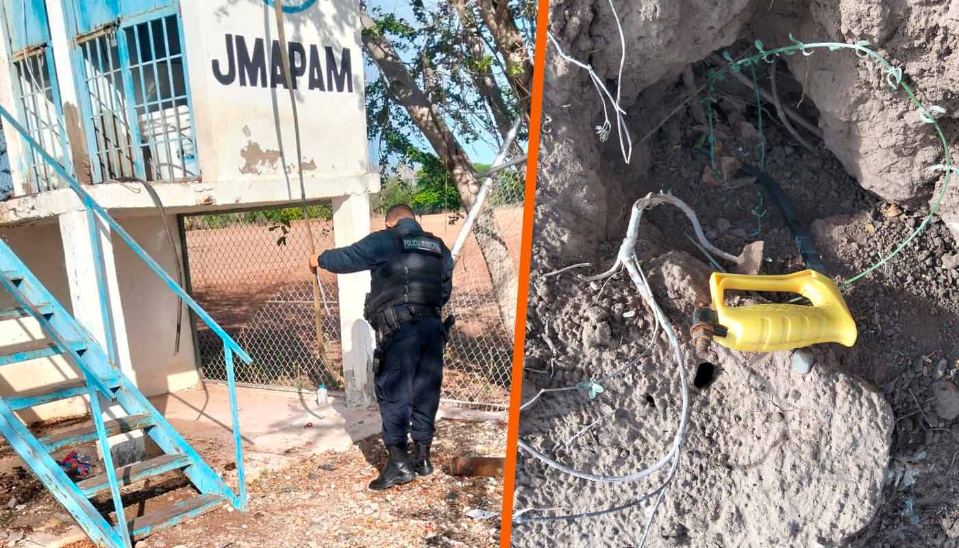 Robo de cable retrasa regreso de agua potable en Mocorito