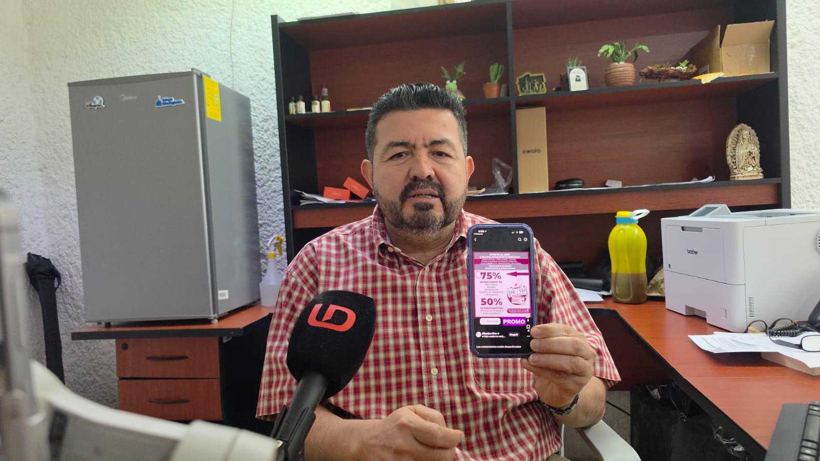 Romeo Gelinec Galindo Inzunza, delegado de Recaudación de Rentas en Salvador Alvarado