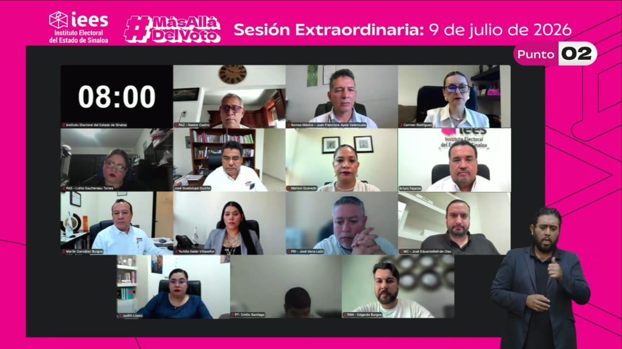 Sesión extraordinaria IEES