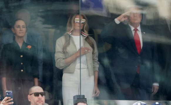 Claudia Sheinbaum presencia la gran final del Mundial 2026 junto a Trump y Mark Carney