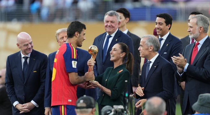 Embajada de España agradece a Sheinbaum por felicitar a su selección tras victoria en el Mundial 2026