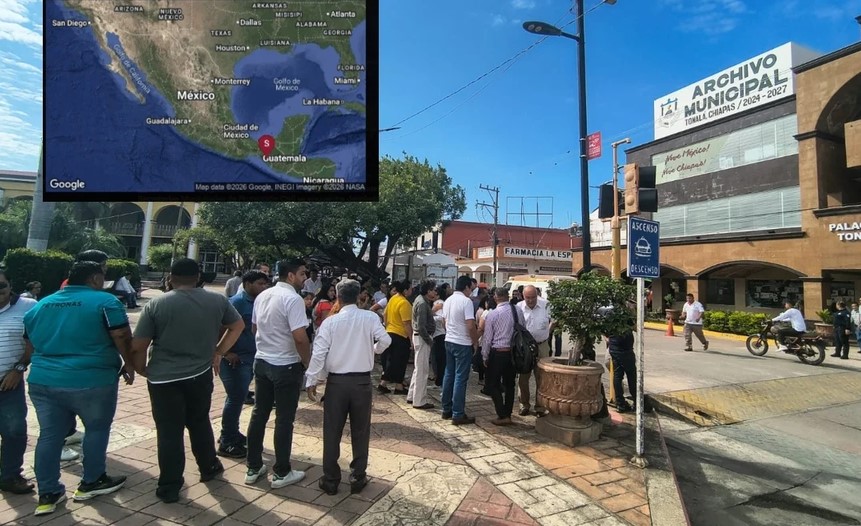 Actualizan balance de daños tras sismo de 7.4 en Chiapas: 17 municipios sufrieron afectaciones