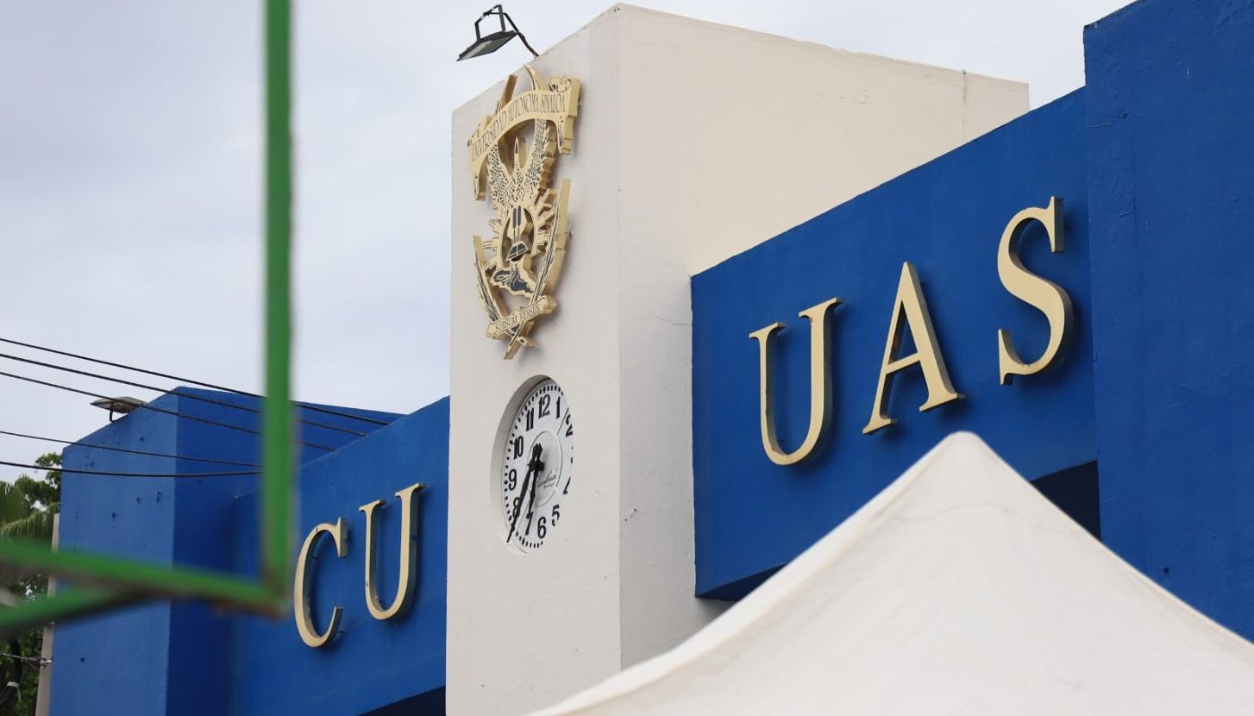 Fachada de la Universidad Autónoma de Sinaloa