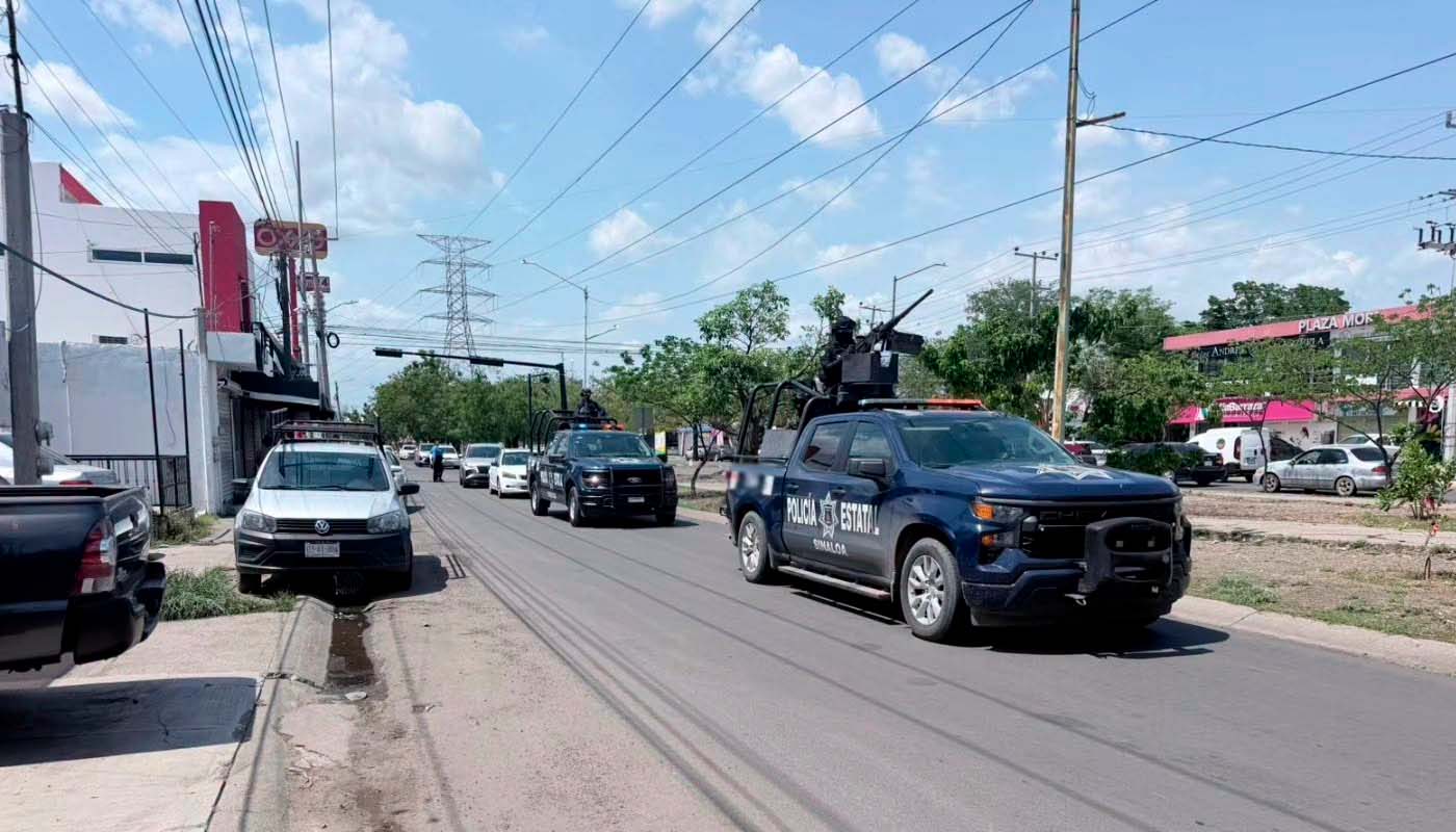 Unidades de la Policía Estatal de Sinaloa
