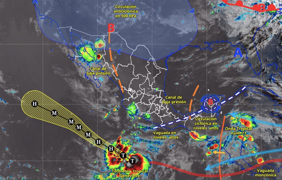 Mapa del clima de mexico