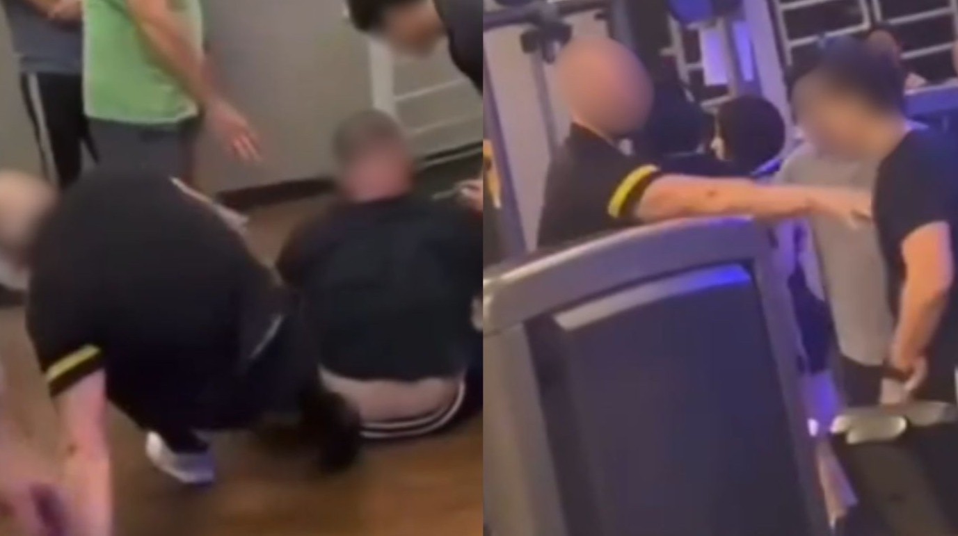 pleito en gimnasio de la ciudad de Los Mochis