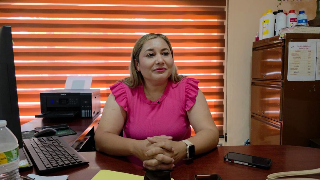 directora del DIF Mocorito, Roxana Karina Sotelo López