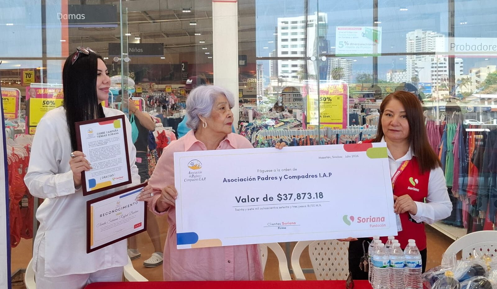 entrea de donacion
