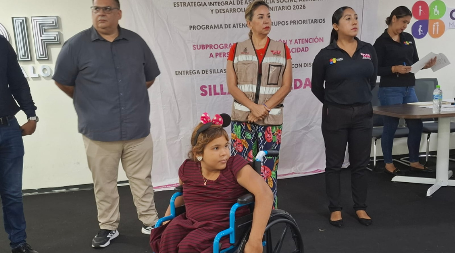 Paloma Guadalupe fue una de las beneficiadas de los apoyos que otorgó DIF Sinaloa