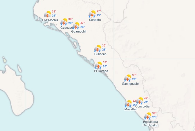 mapa de clima