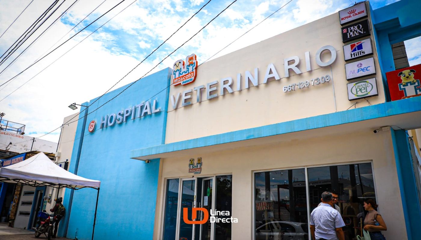 Fachada de un hospital veterinario
