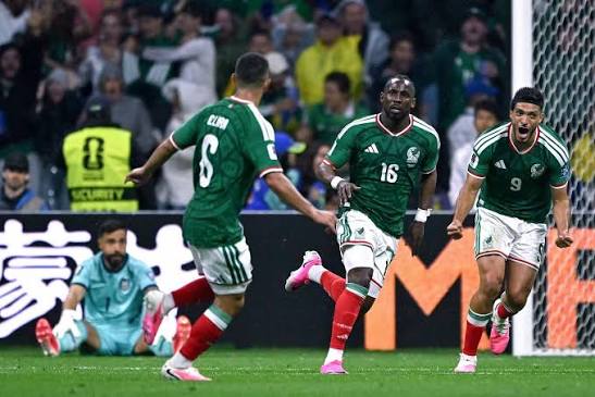 Jugadores dela selección mexicana