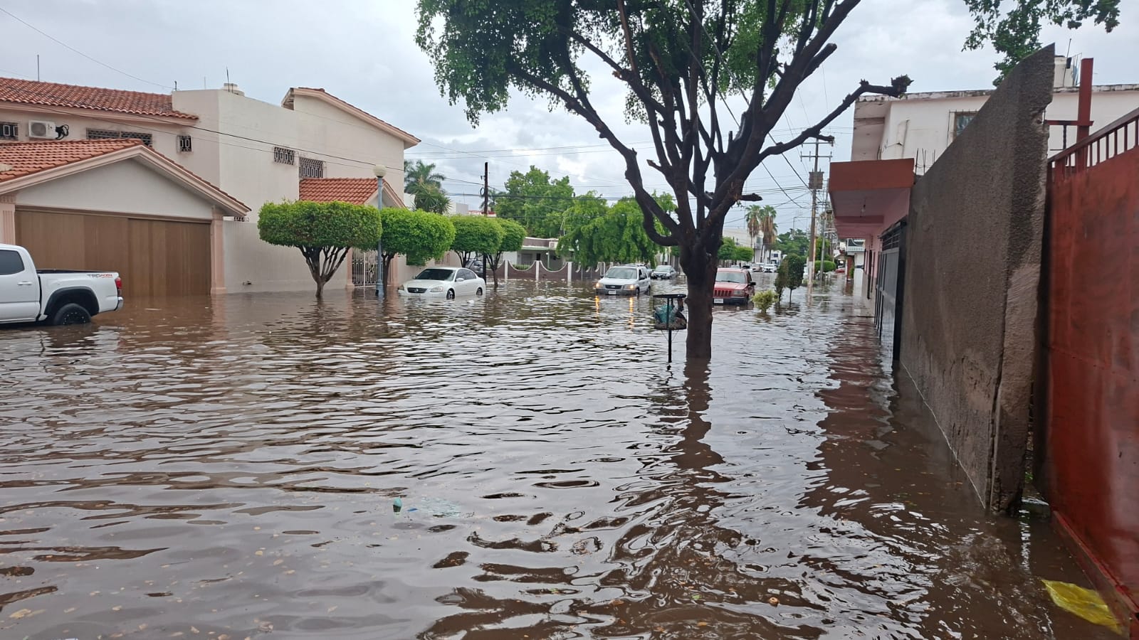 inundación en calles